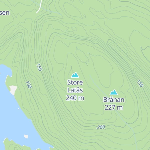 Map of Store Latås