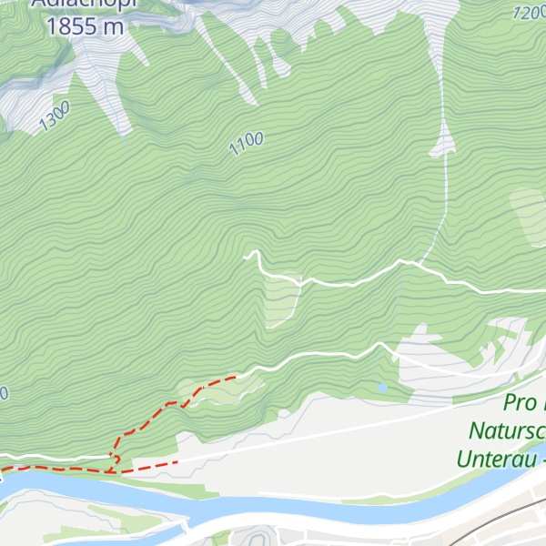 Map of Hütte Laschein
