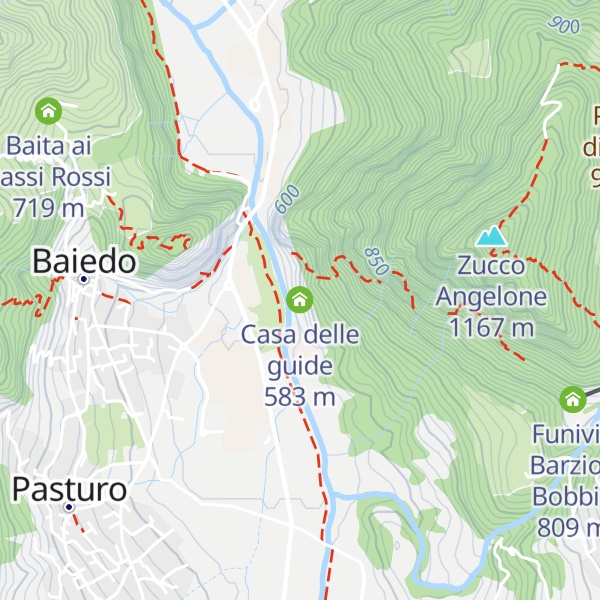 Map of Casa delle guide