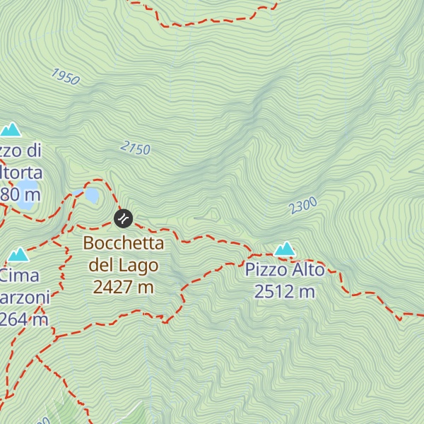 Map of Cima Cortese