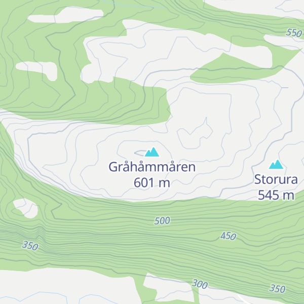 Map of Gråhåmmåren
