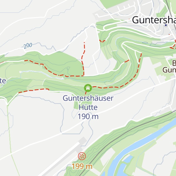 Map of Guntershäuser Hütte