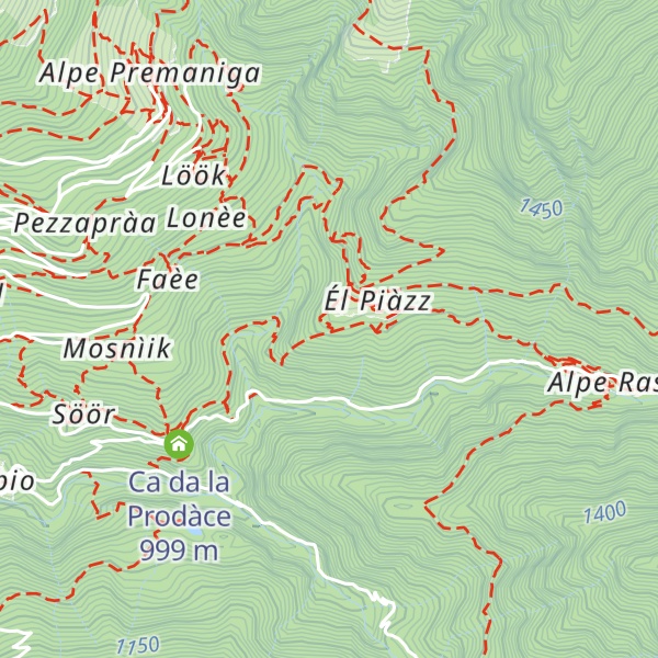 Map of Ca dól Pòta