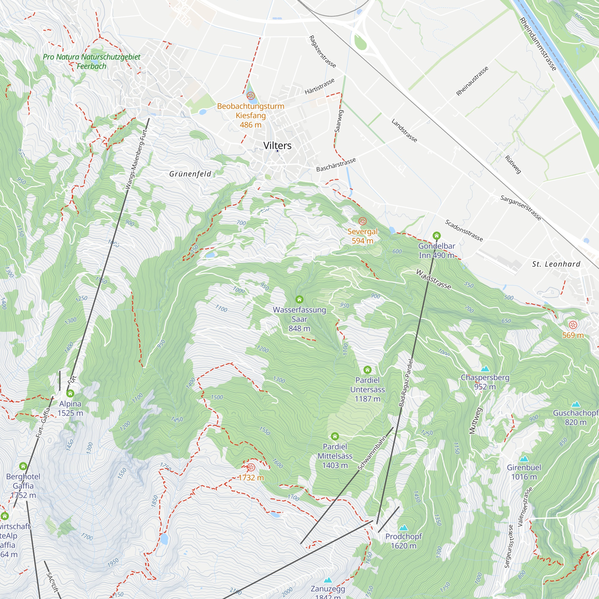 Wasserfassung Saar map