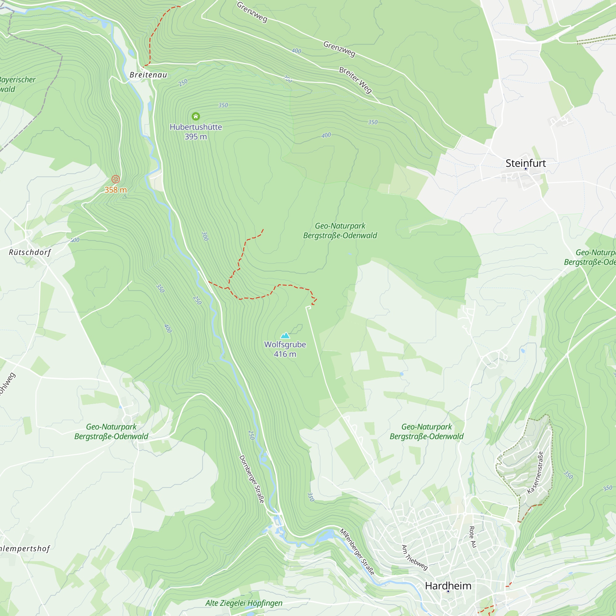 Wolfsgrubenhütte map