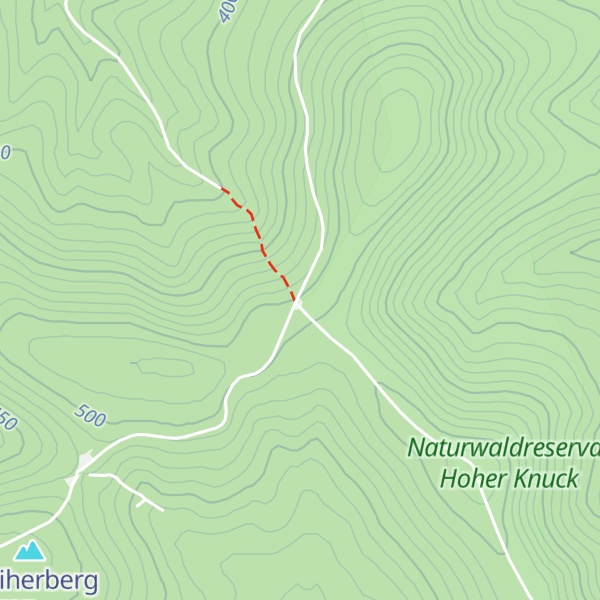 Map of Sandkautehütte