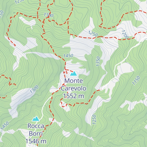 Map of Monte Carevolo