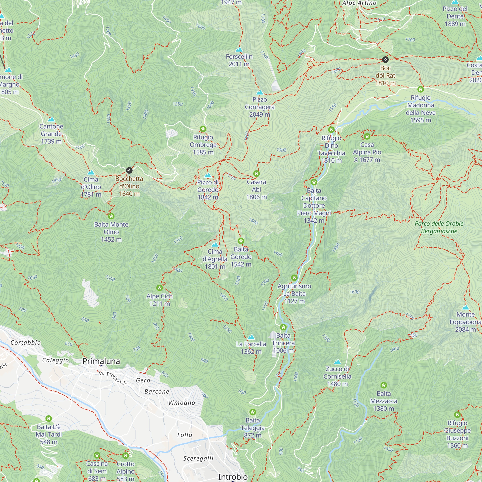 Baita Goredo map