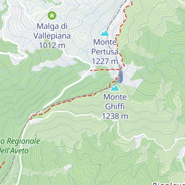 Map of Monte Orocco