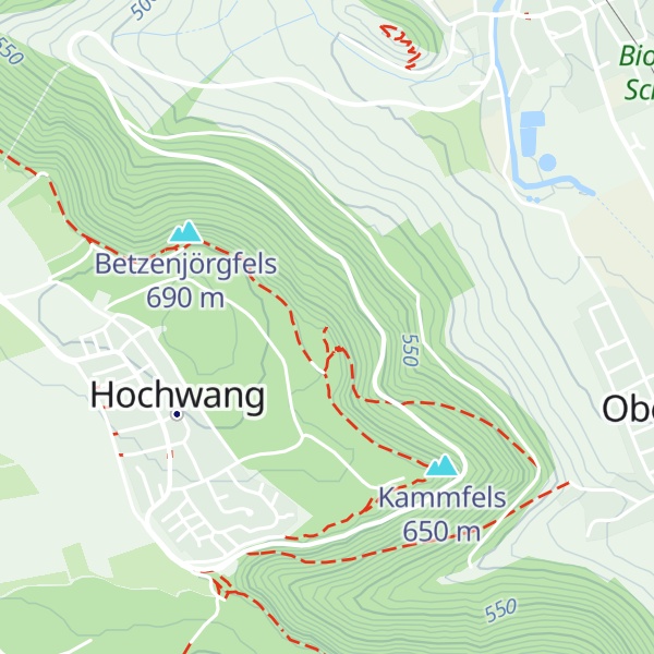 Map of Schrofelfels