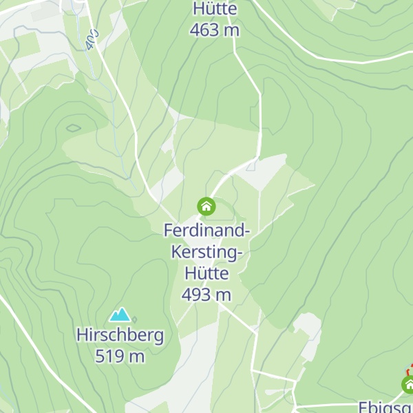 Map of Ferdinand-Kersting-Hütte