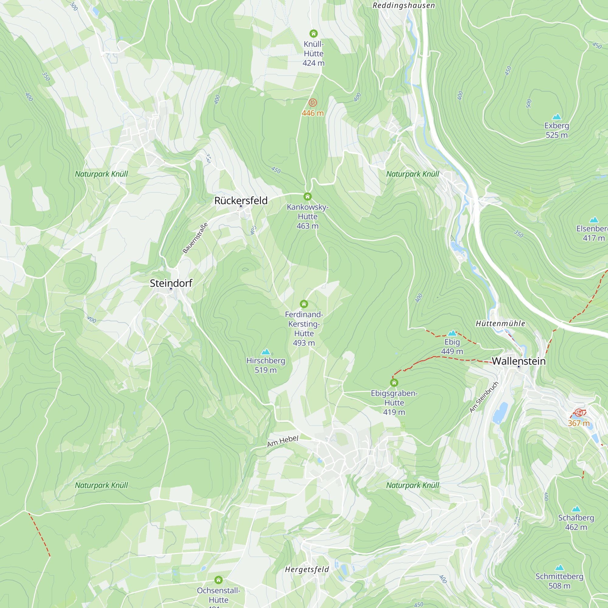 Ferdinand-Kersting-Hütte map