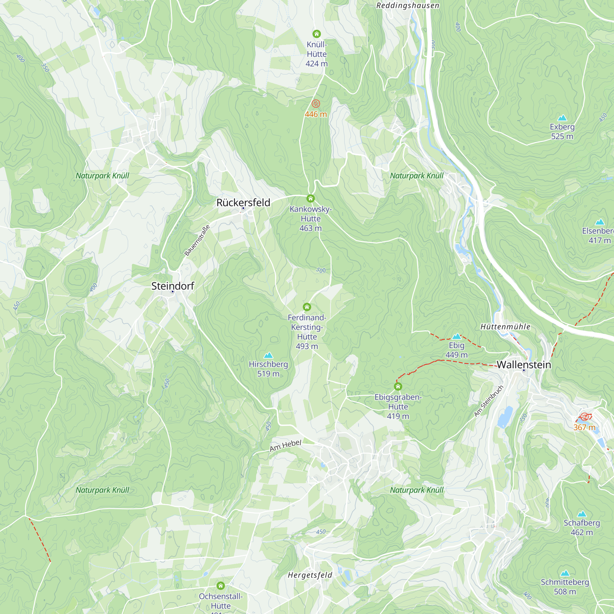 Ferdinand-Kersting-Hütte map