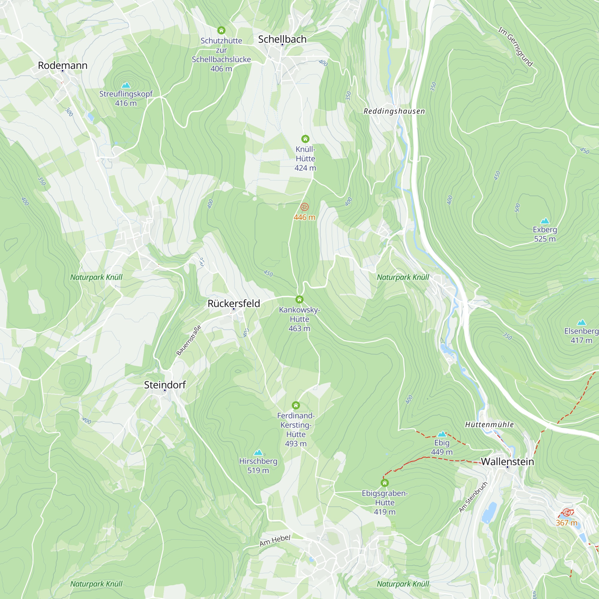 Kankowsky-Hütte map