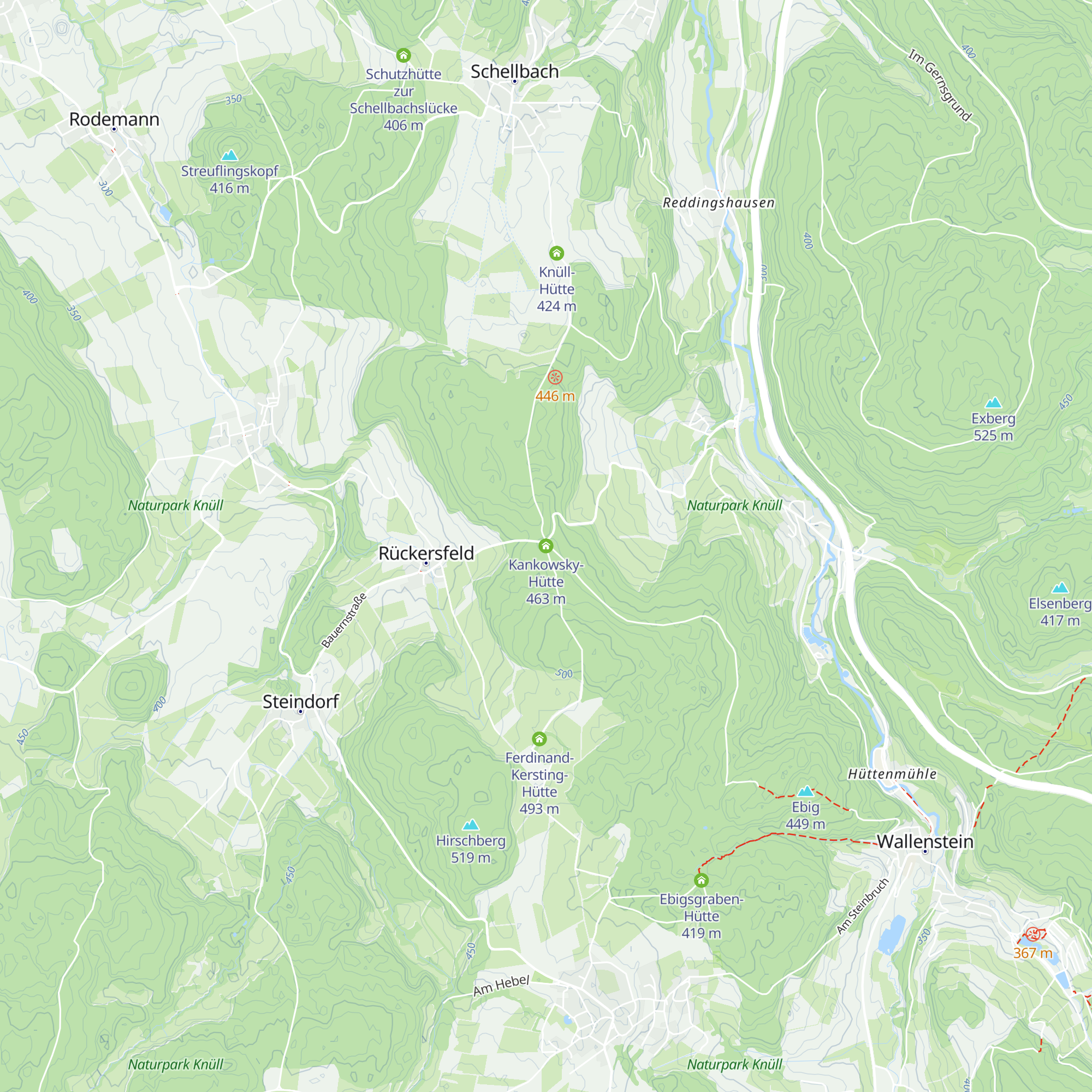 Kankowsky-Hütte map