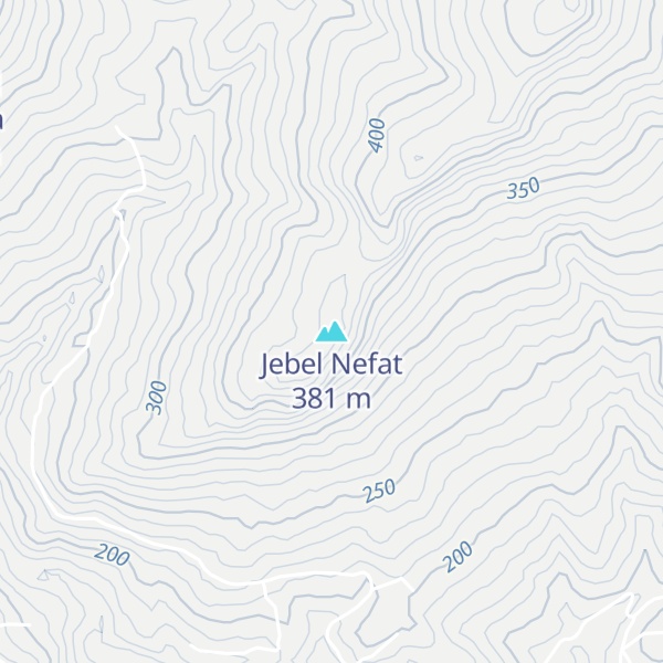 Map of Jebel Nefat
