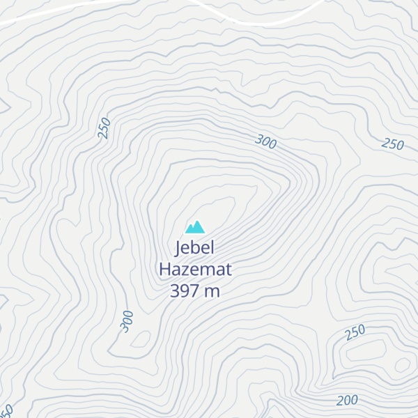 Map of Jebel es Sema
