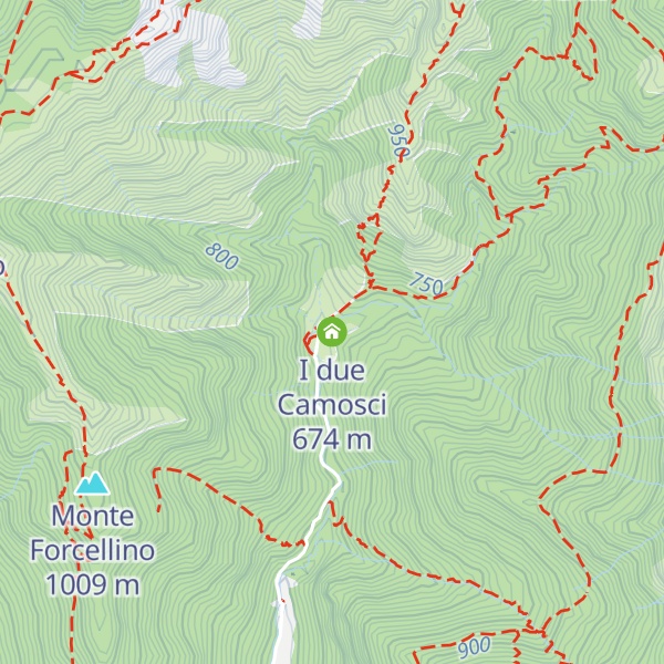Map of I due Camosci