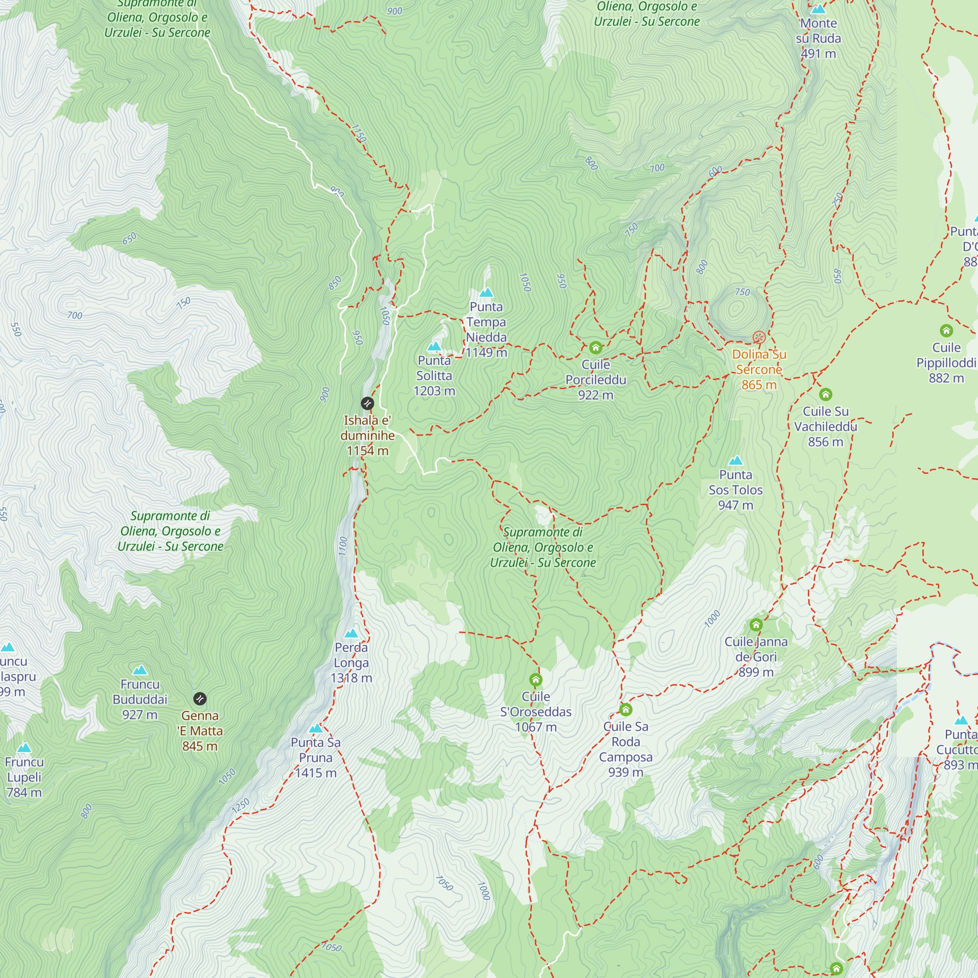 Cuile Taletto map