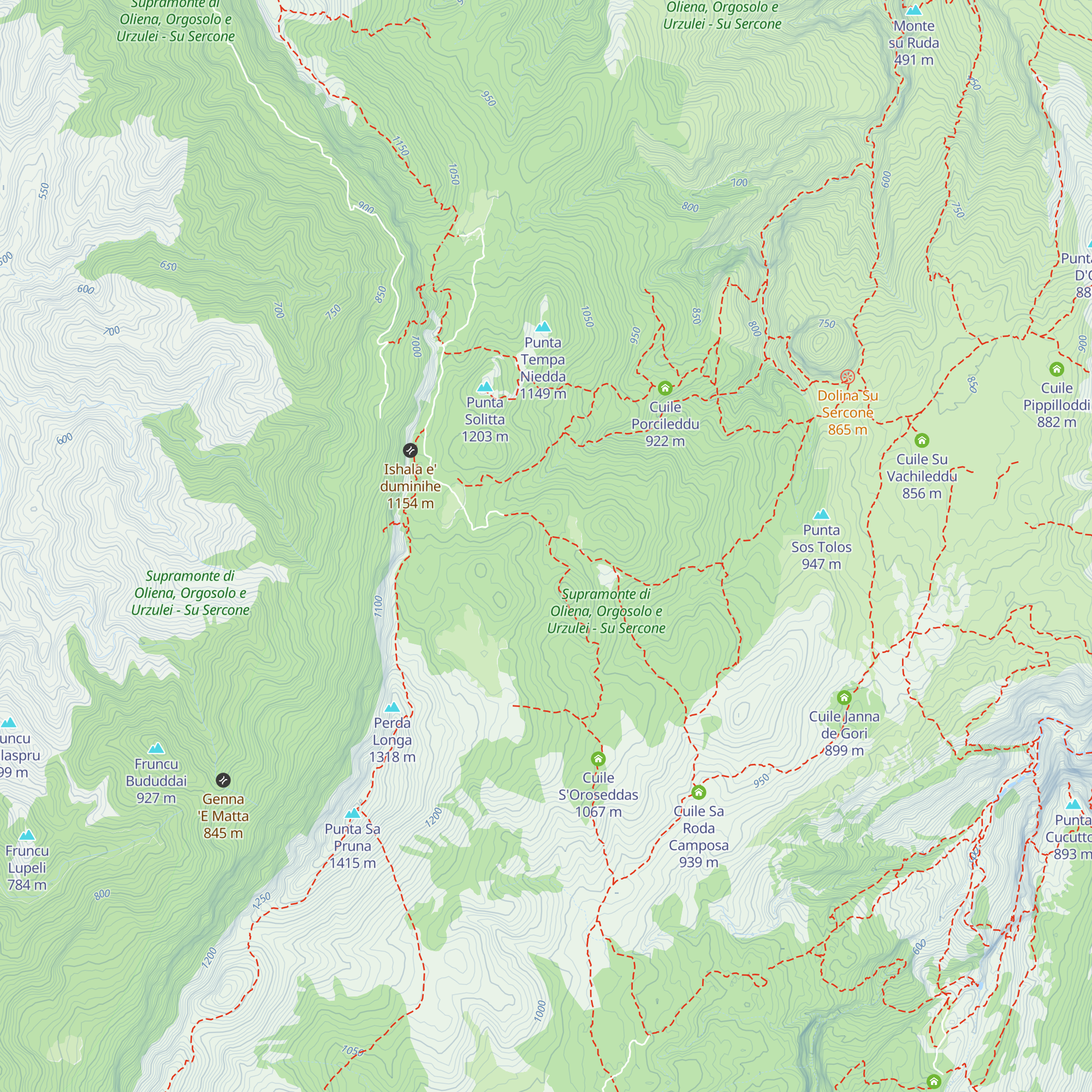Cuile Taletto map
