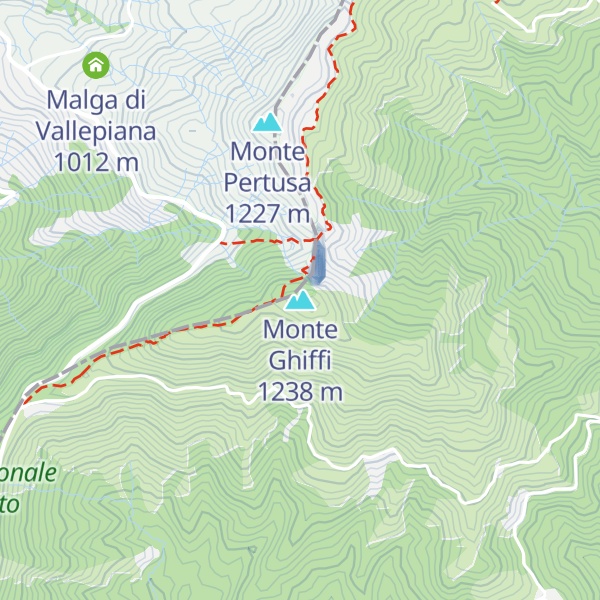 Map of Monte Ghiffi