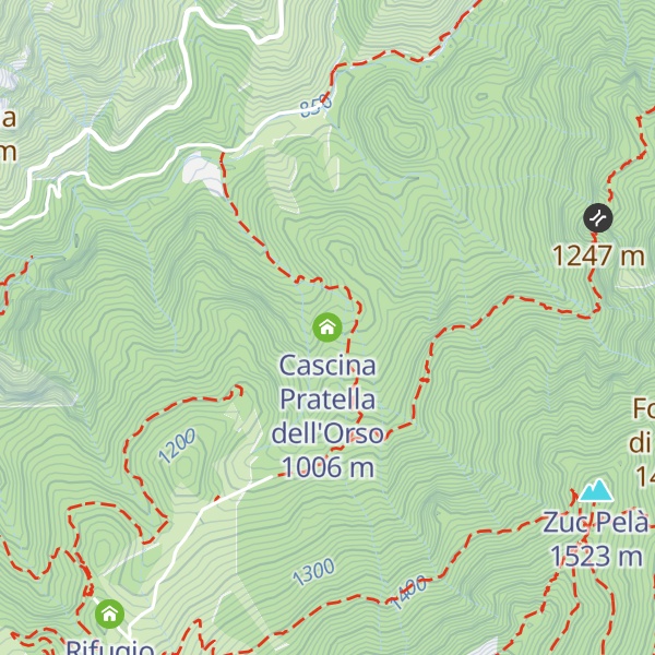 Map of Cascina Pratella dell'Orso