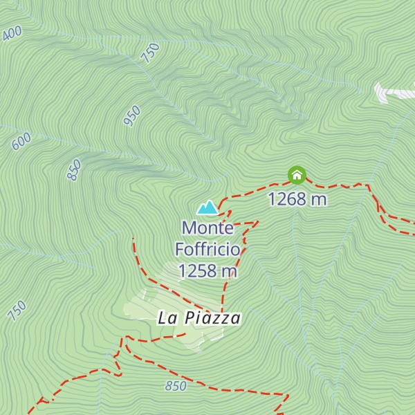 Map of Monte Foffricio