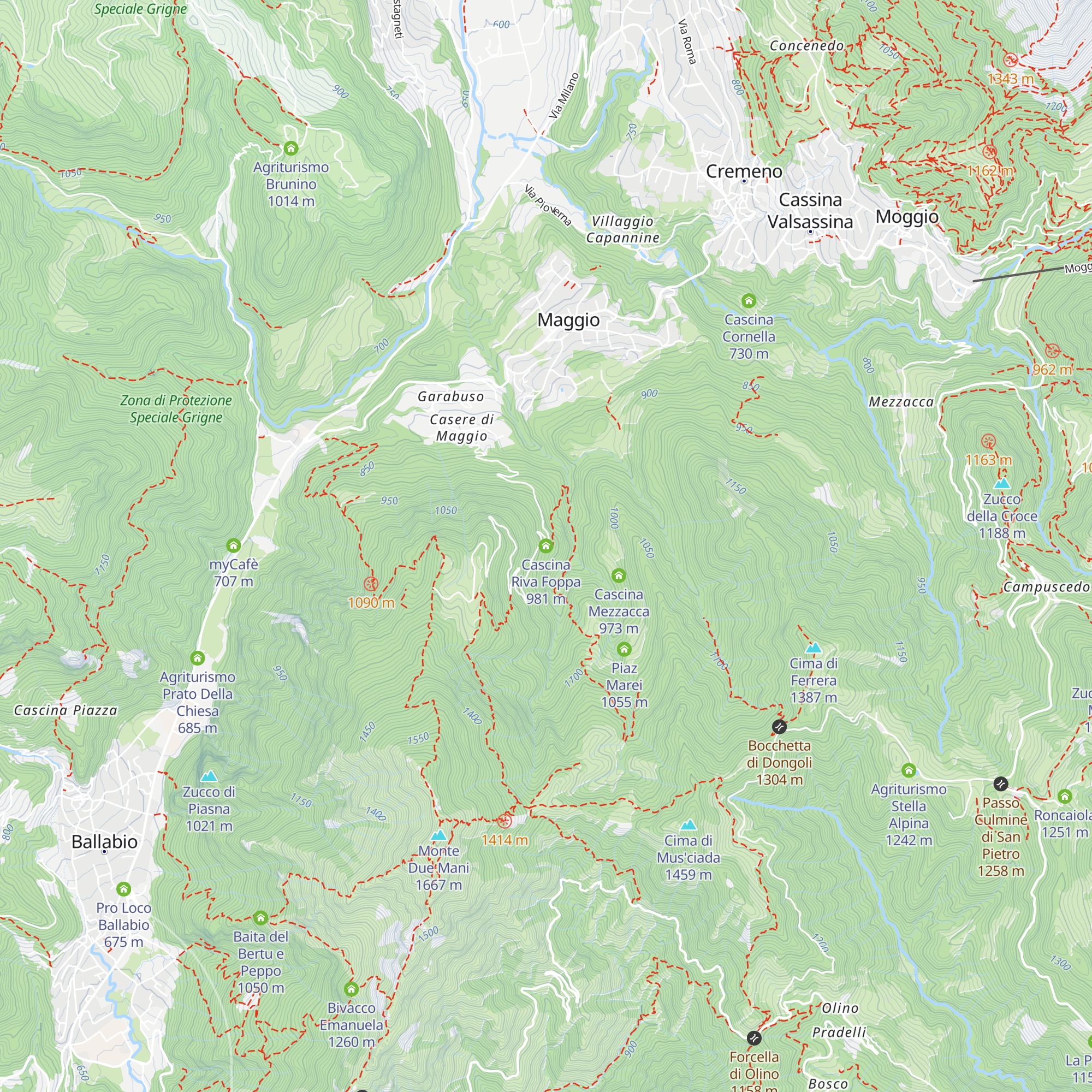 Cascina Riva Foppa map