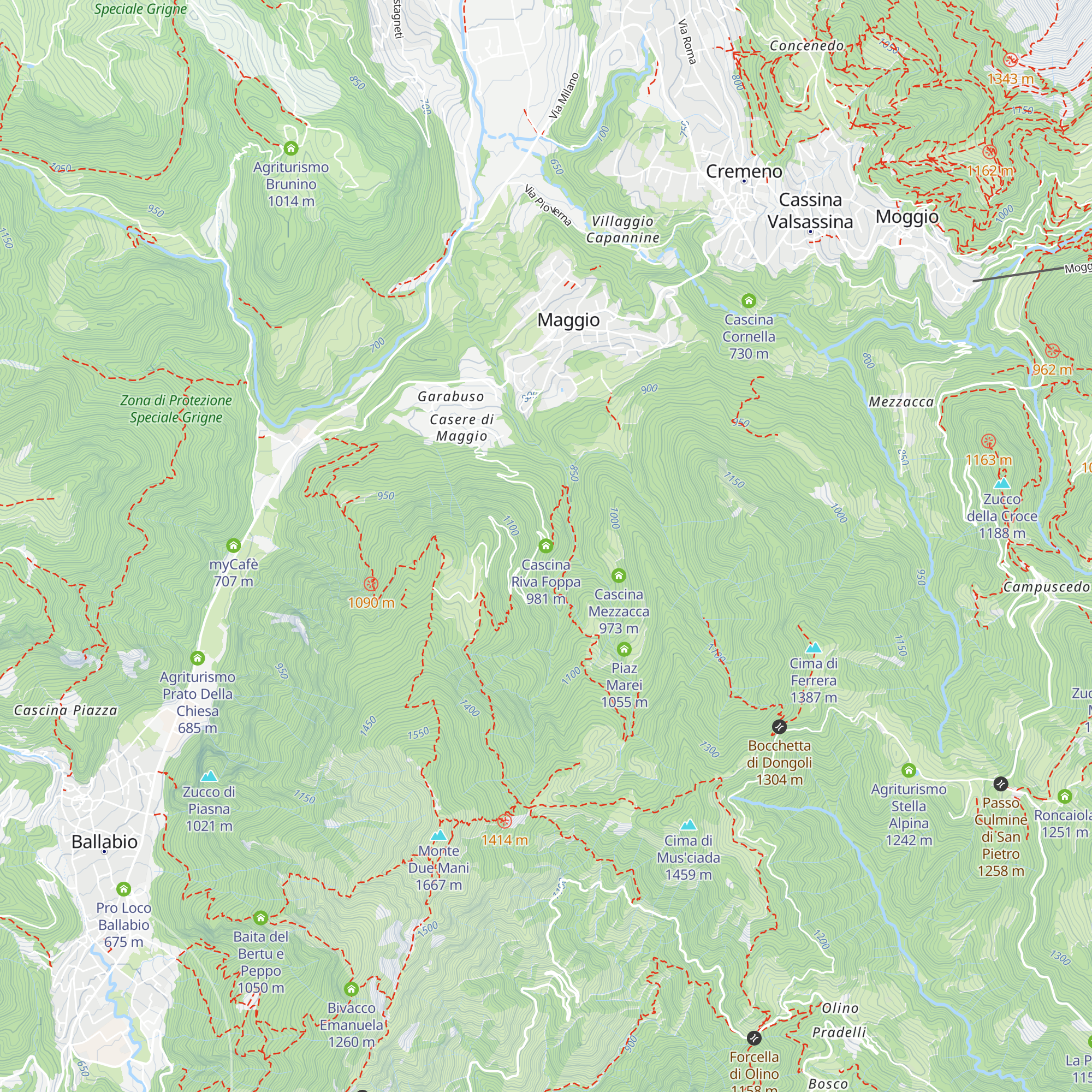 Cascina Riva Foppa map