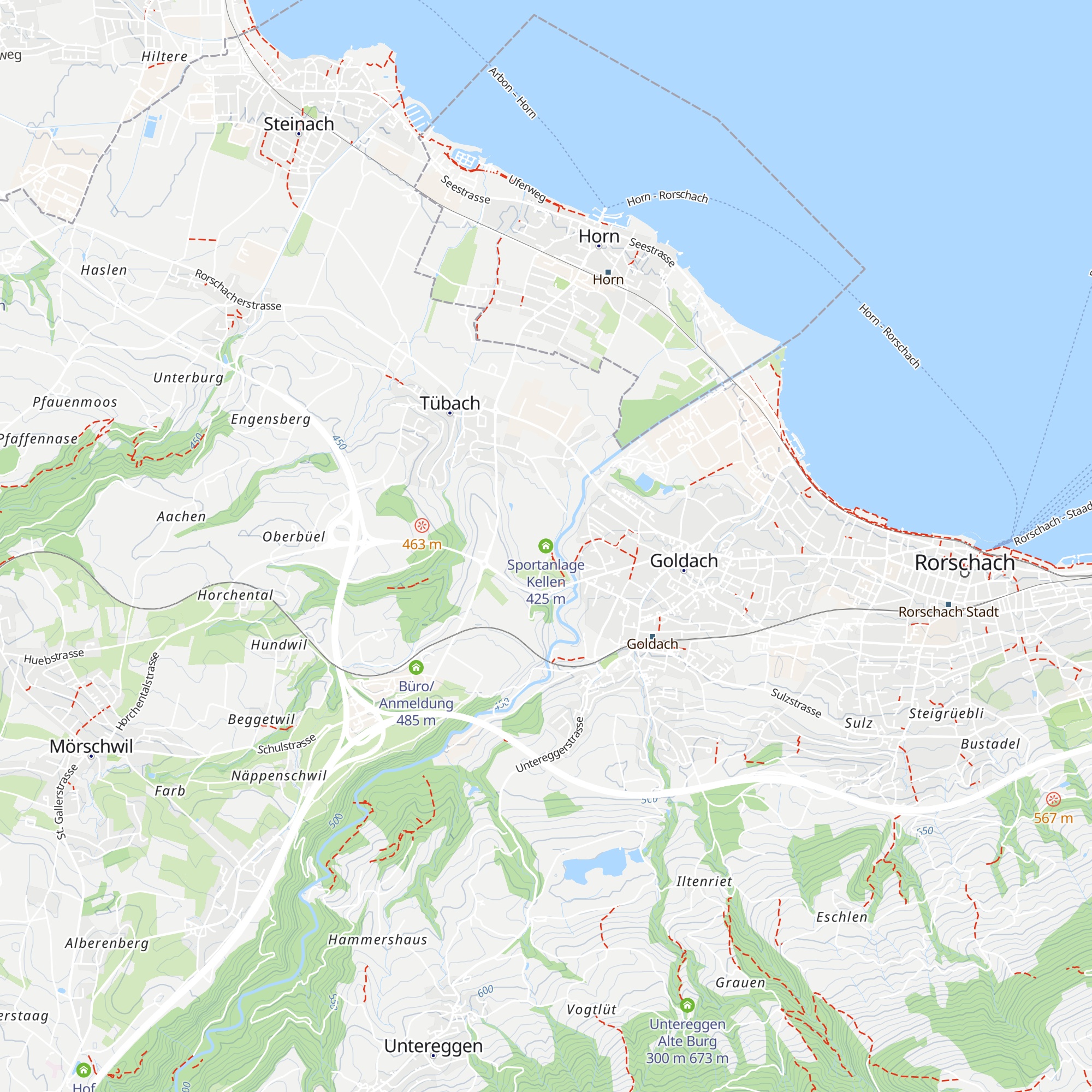 Sportanlage Kellen map