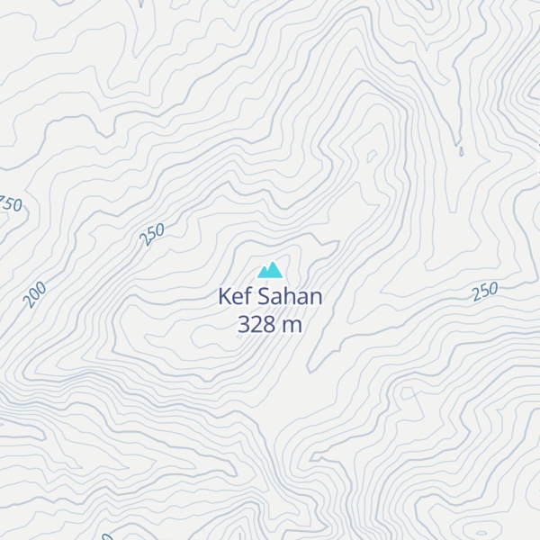 Map of Kef Sahan