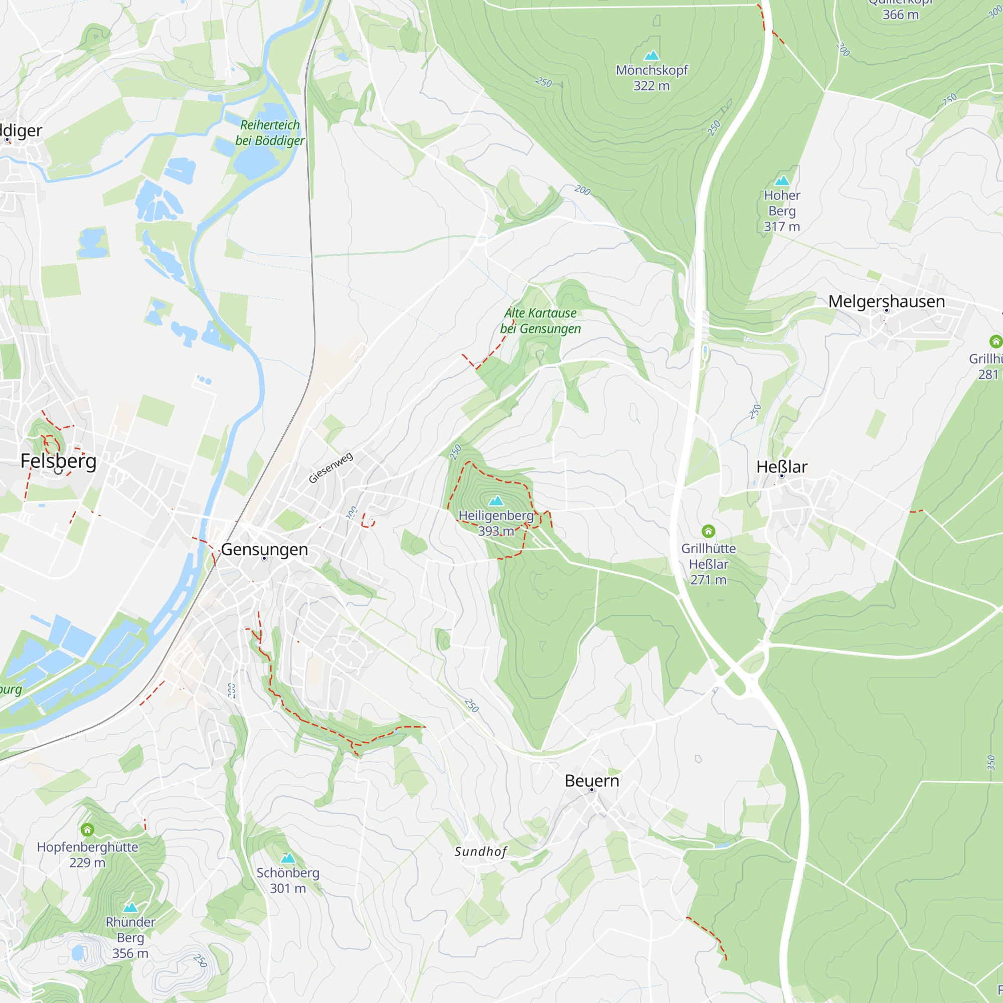 Dr. G. Kelm Hütte map