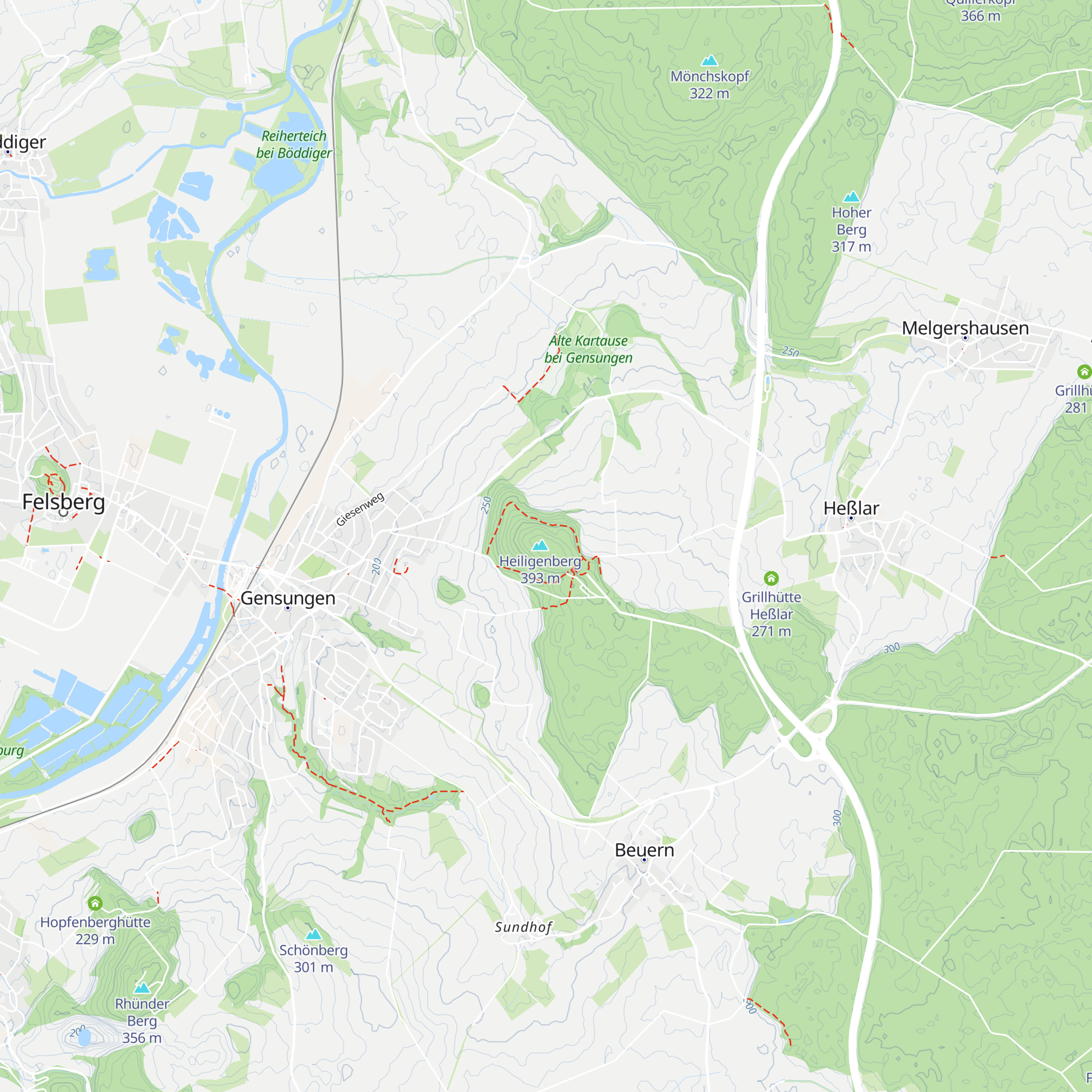 Dr. G. Kelm Hütte map