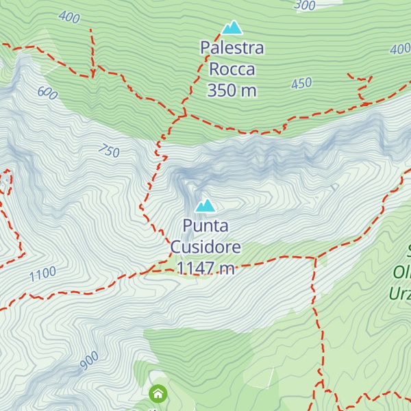 Map of Punta Cusidore