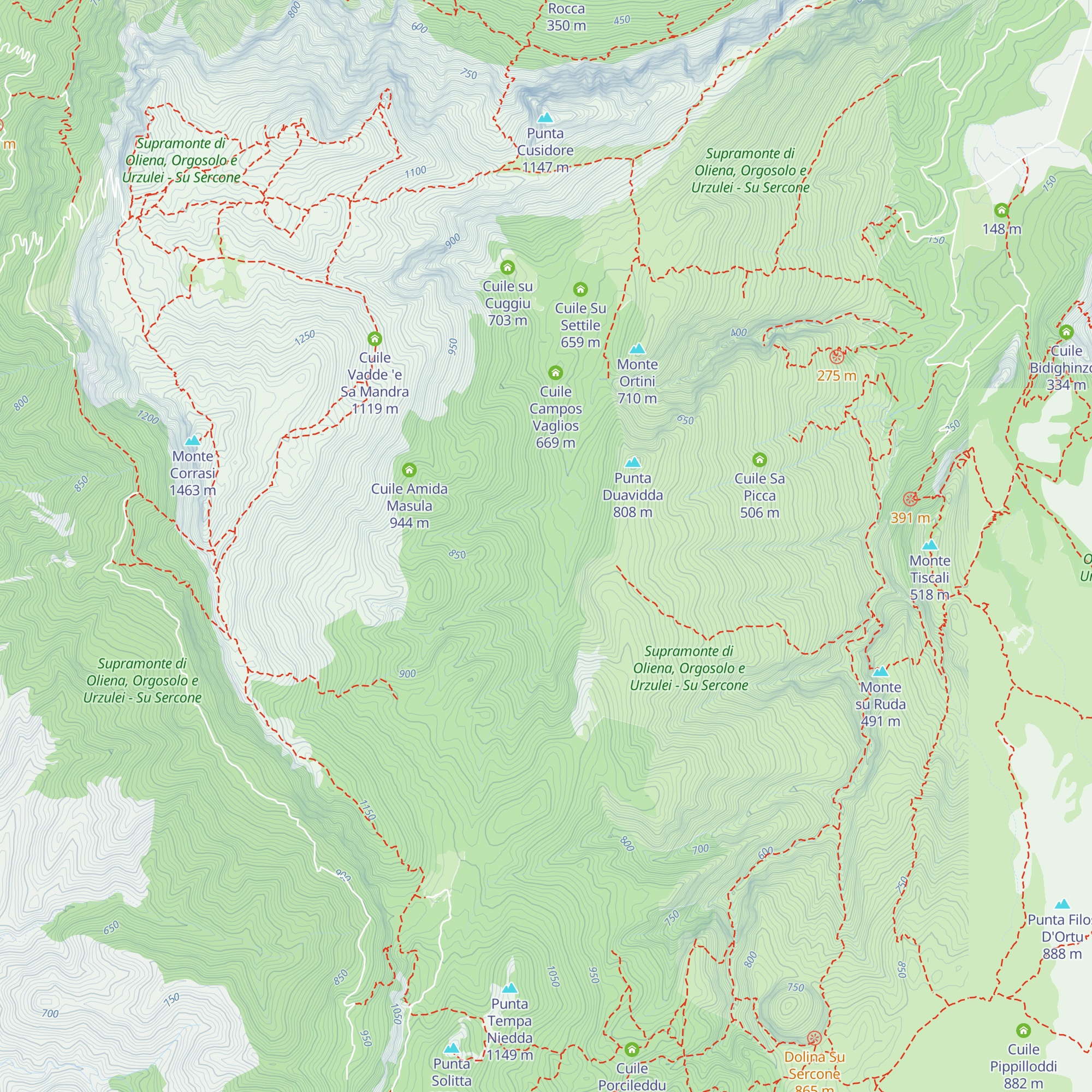 Cuile Su Lidone III map