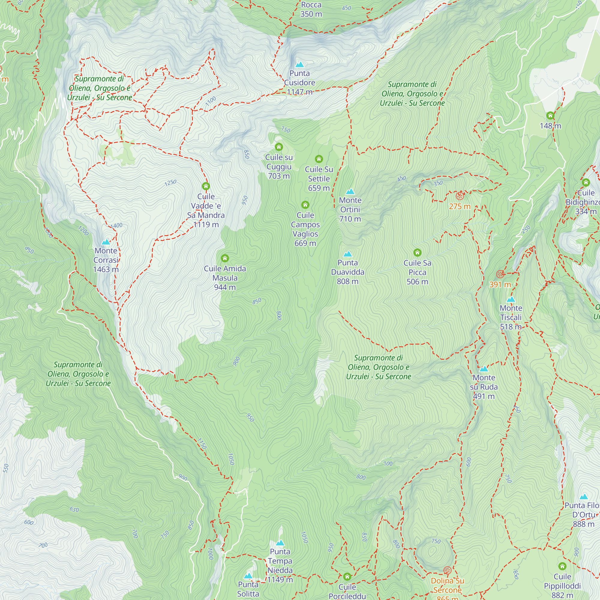 Cuile Su Lidone III map