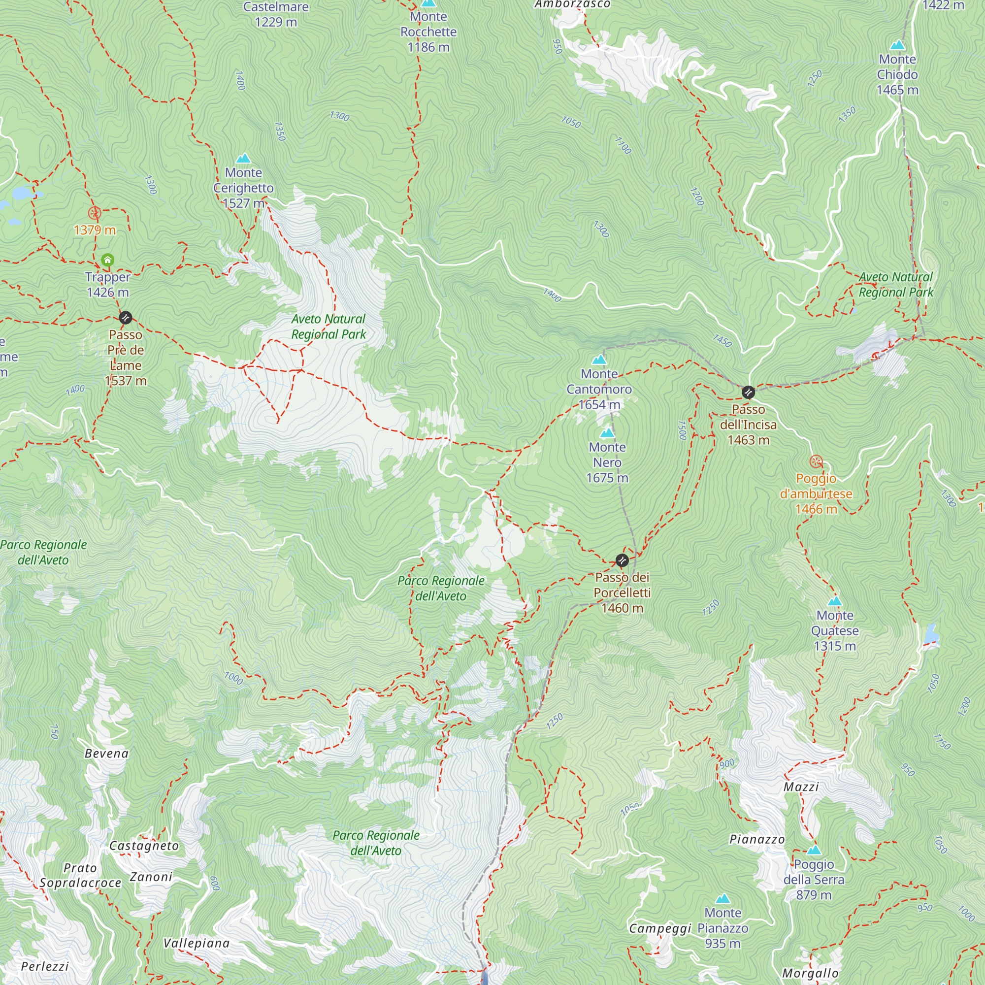 Rifugio Monte Aiona - Pratomollo map