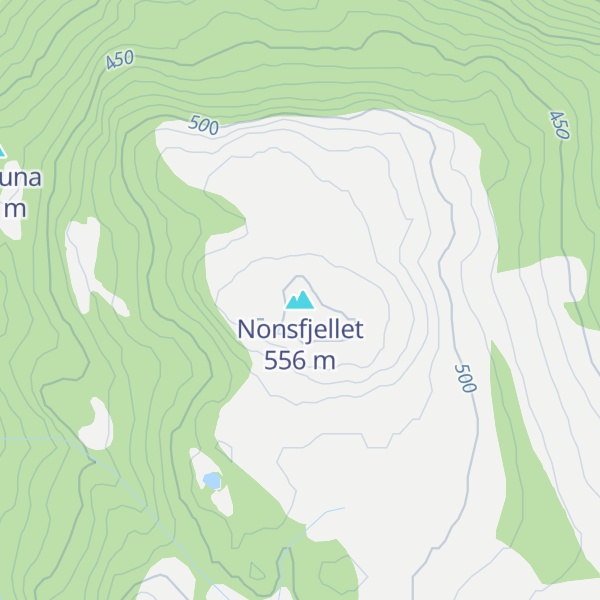 Map of Nonsfjellet