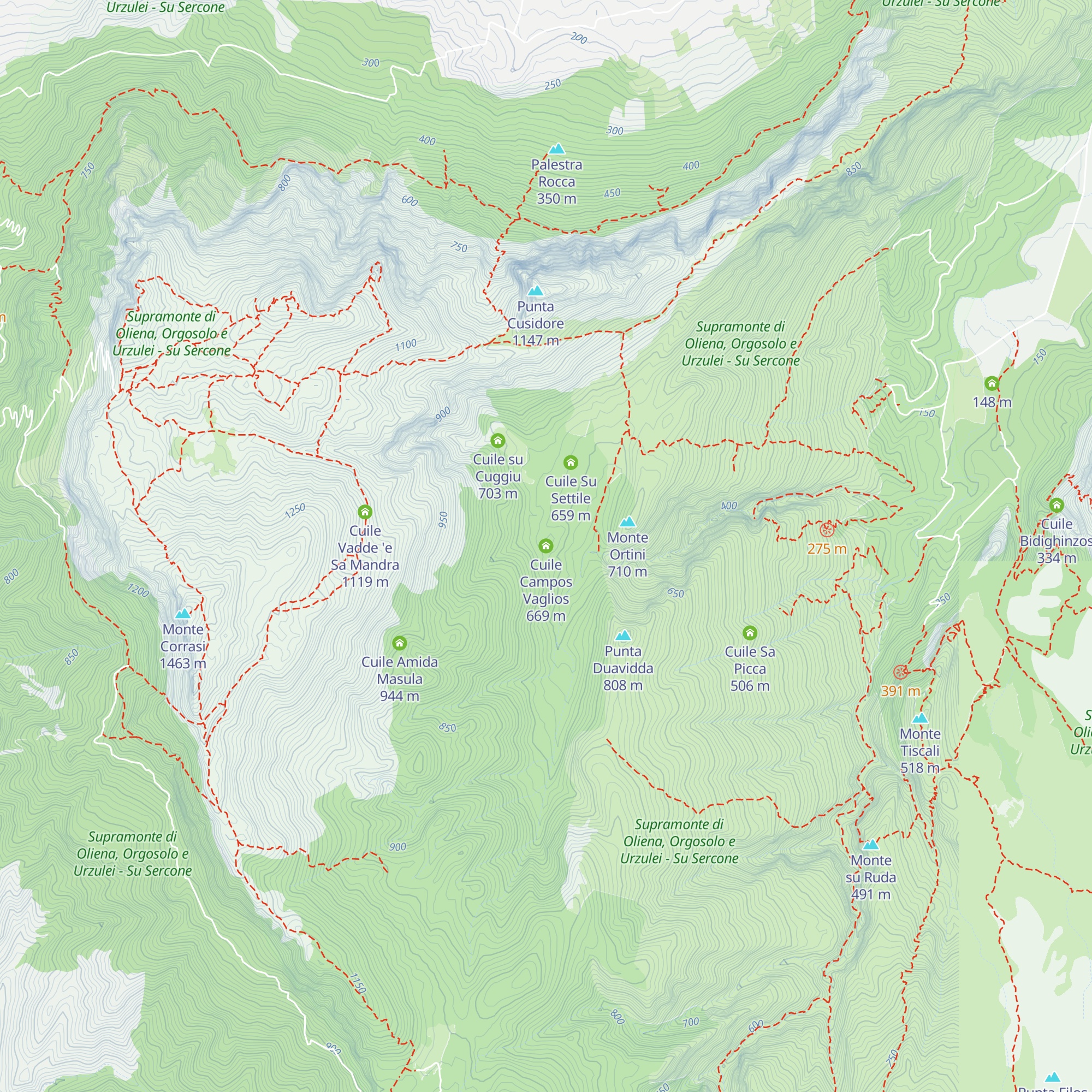 Cuile Campos Vaglios map