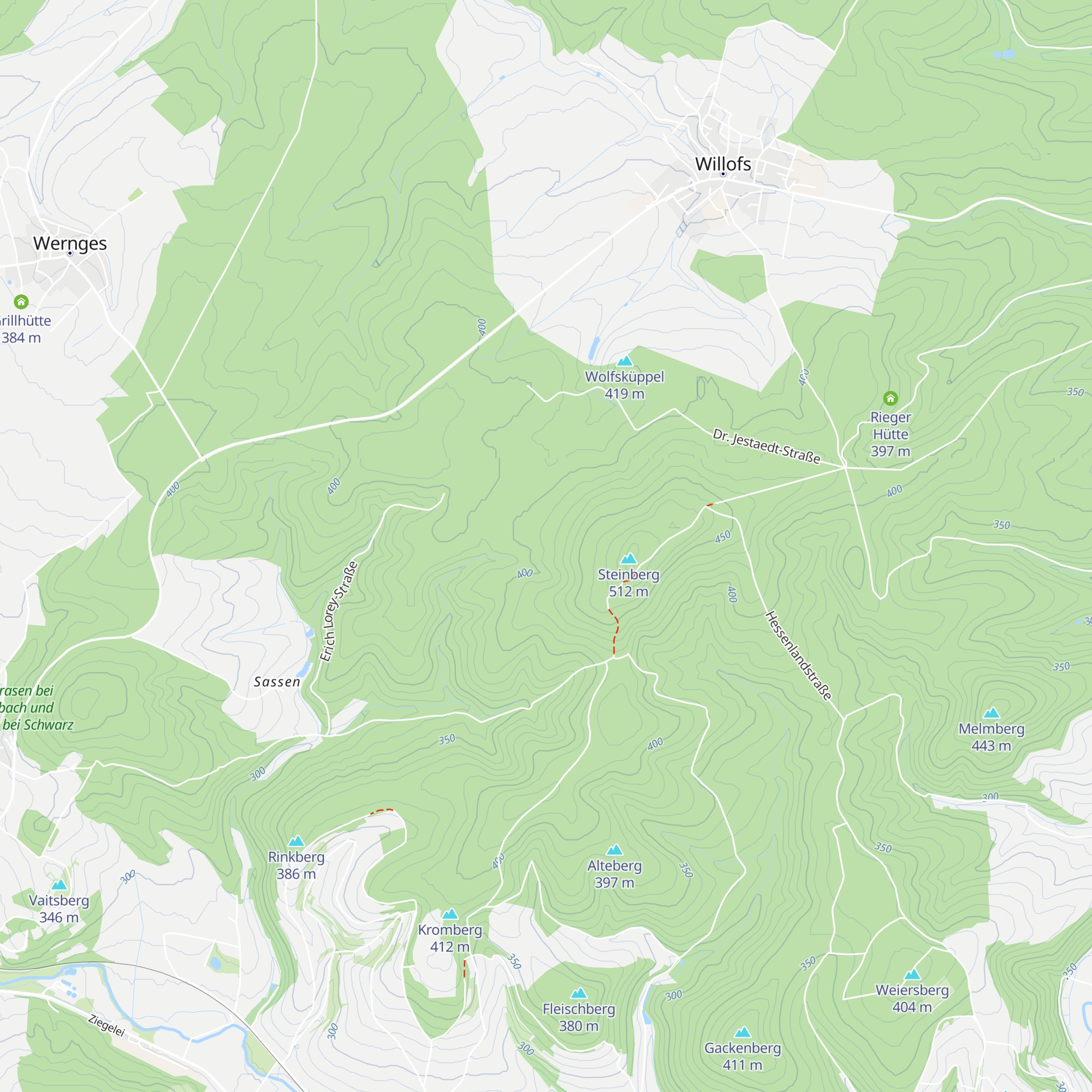 Steinberghütte map