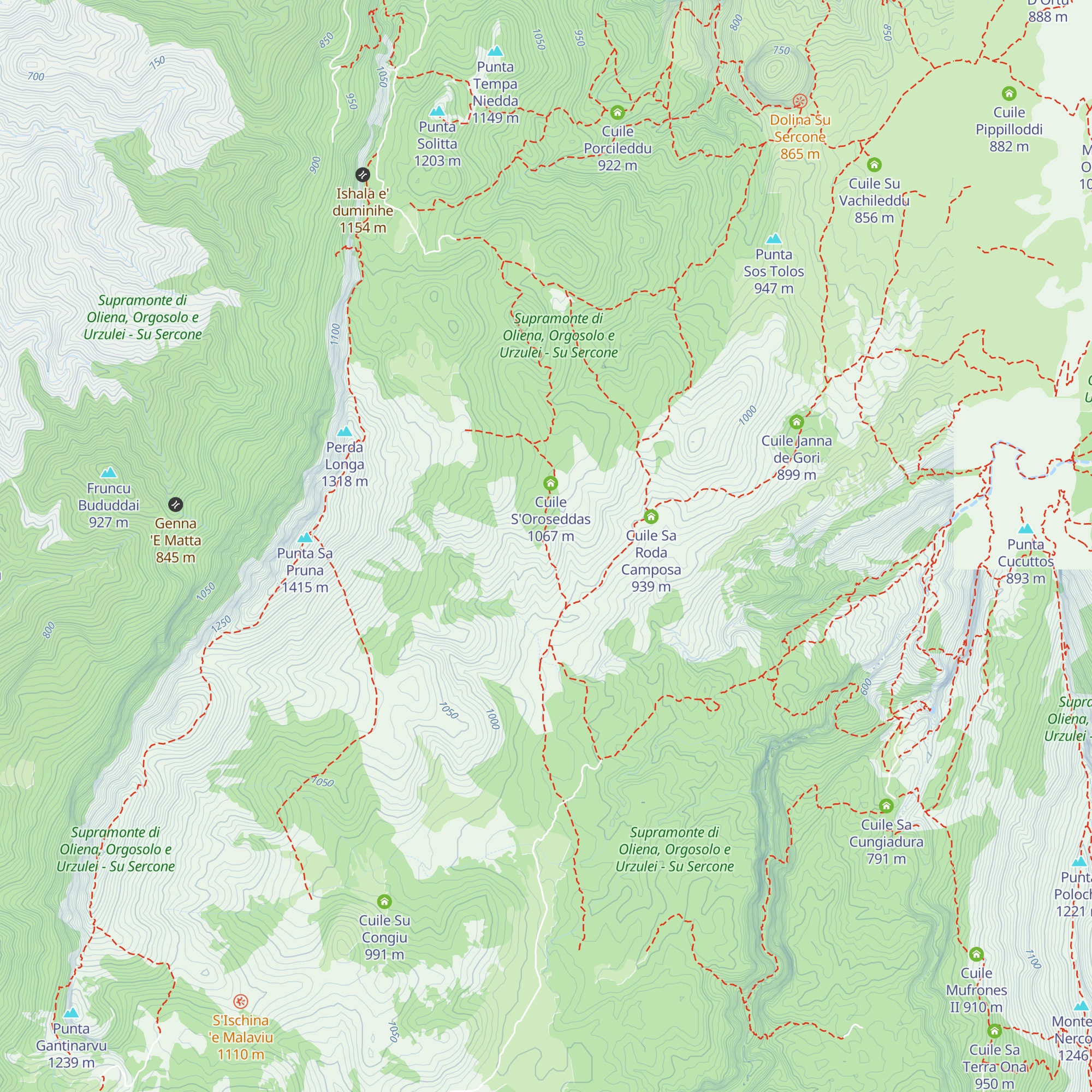 Cuile Sopra Campo Varjos map