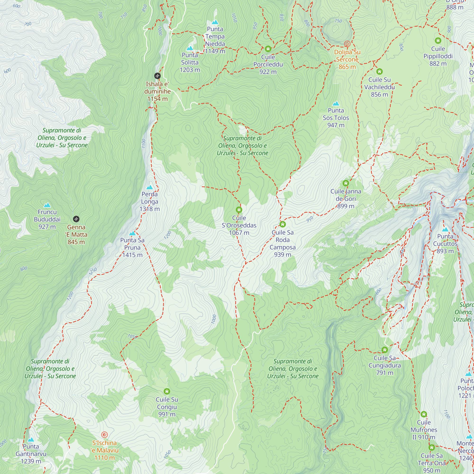 Cuile Sopra Campo Varjos map