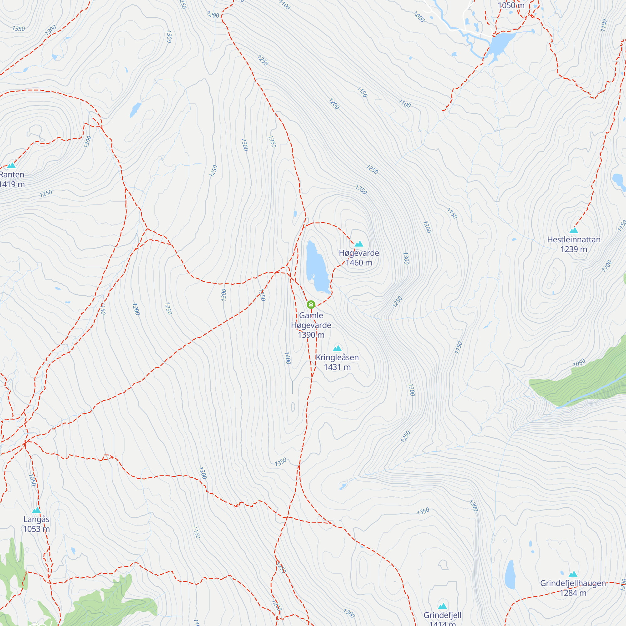 Nye Høgevarde map