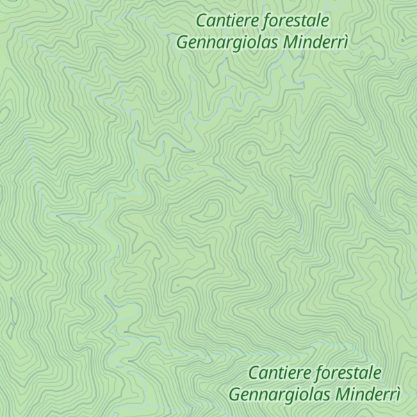 Map of Bruncu Sa Taula