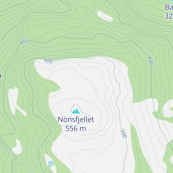 Map of Almdalsåsen