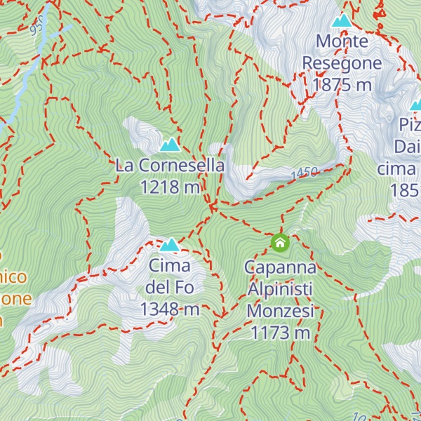 Map of Capanna sociale Giacomo Ghislandi