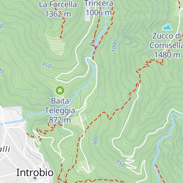 Map of La Baita dei Faggi