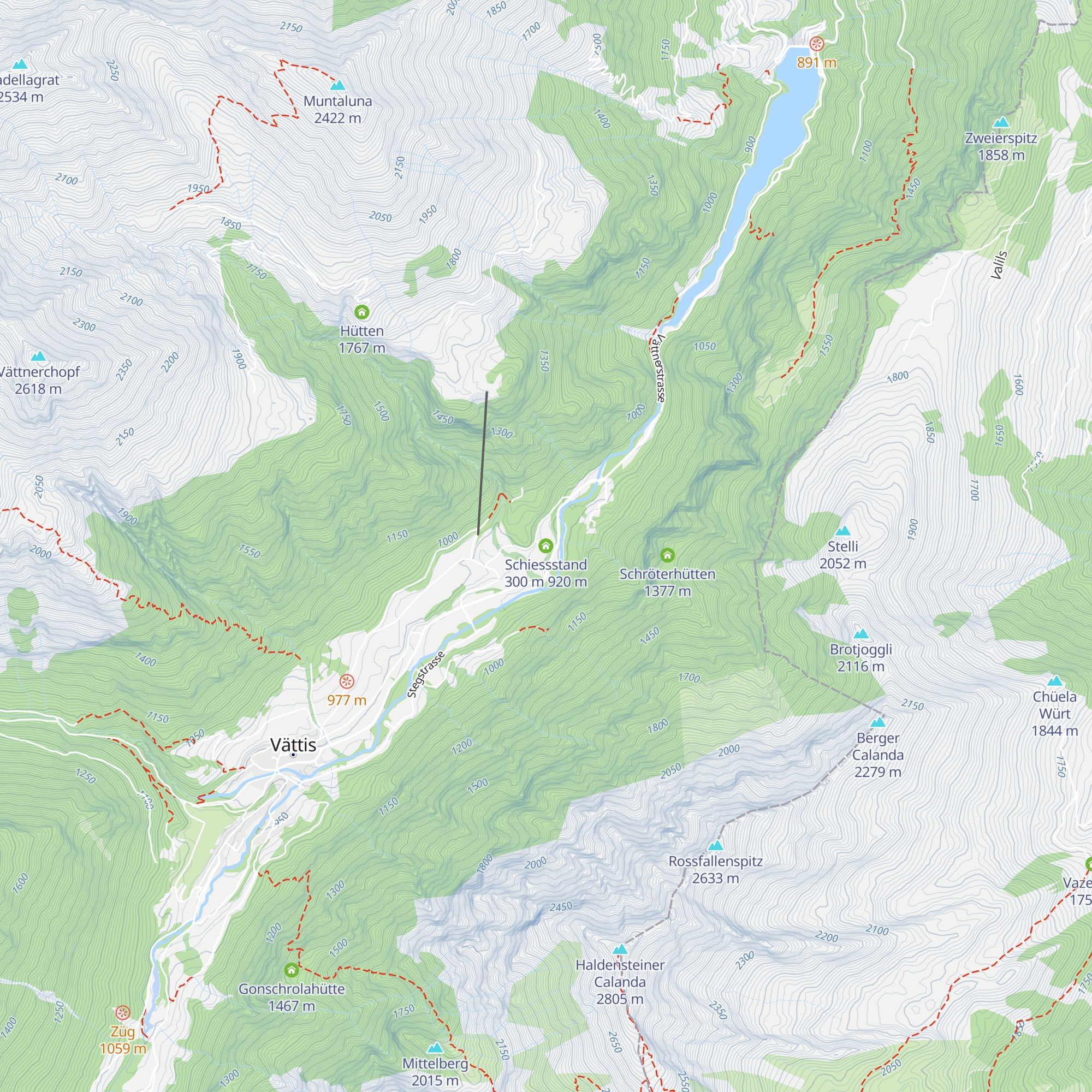 Schiessstand 300 m map