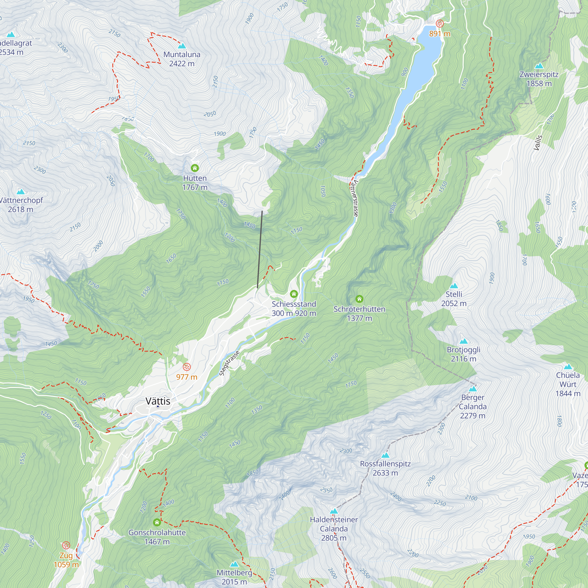 Schiessstand 300 m map