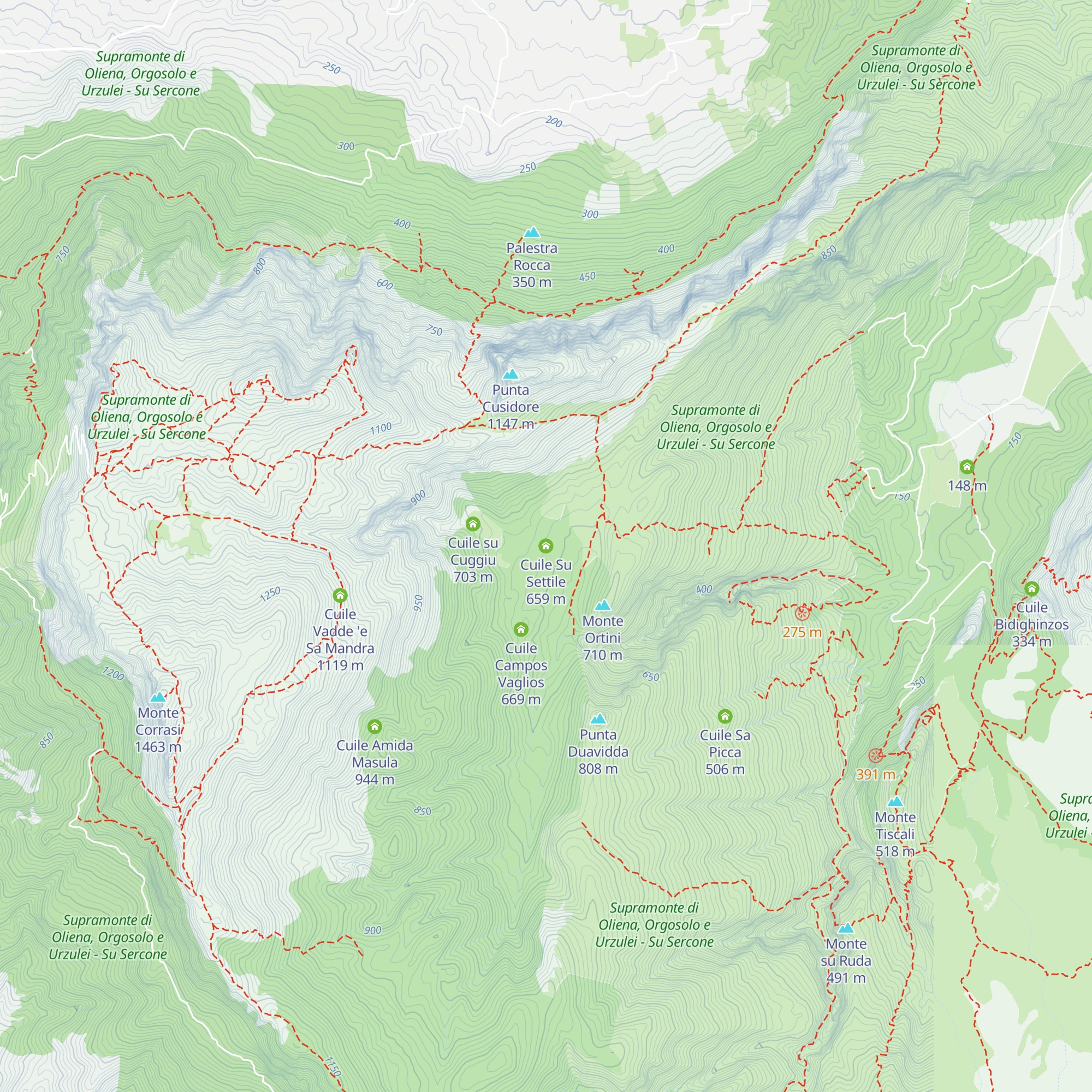 Cuile Su Settile map